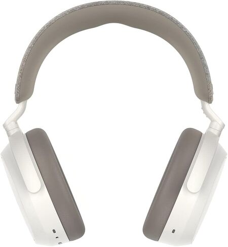 سماعات الرأس اللاسلكية SENNHEISER Momentum 4 - سماعة بلوتوث للمكالمات فائقة الوضوح مع إلغاء الضوضاء التكيفي، عمر البطارية 60 ساعة وصوت قابل للتخصيص، أبيض (متجدد) in Saudi Arabia