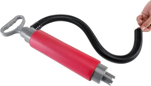 Amarine Made Bilge Pump,Red Bilge Pump for Kayaks,Canoes and Boats,Manual Kayak Hand Water Pumps Portable Sump Pump,Must Have Emergency Equipment for Kayakers (with hose) in Saudi Arabia