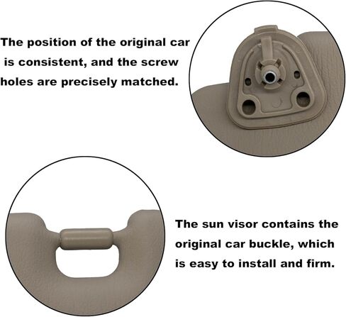 NHILES سائق الجانب الأيسر واقي من الشمس متوافق مع تويوتا هايلاندر 2004-2007 رقم الاستبدال 74320-48260-A0 بيج in Kuwait