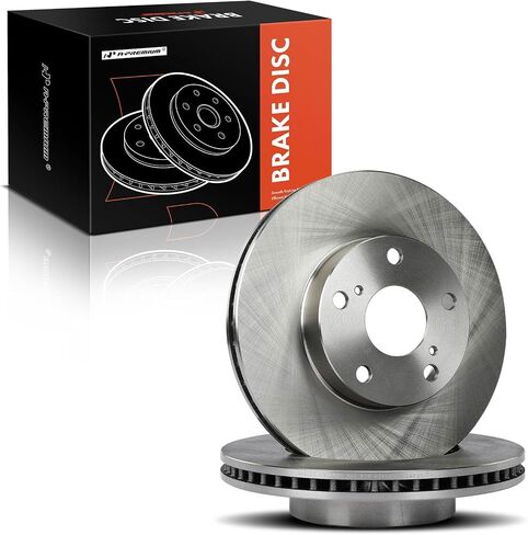 A-Premium 11.81 inch (275mm) Front Vented Disc Brake Rotors Compatible with Select Toyota Models - Tacoma 2005 2006 2007 2008 2009 2010 2011 2012 2013 2014 2015, 2-PC Set in Saudi Arabia