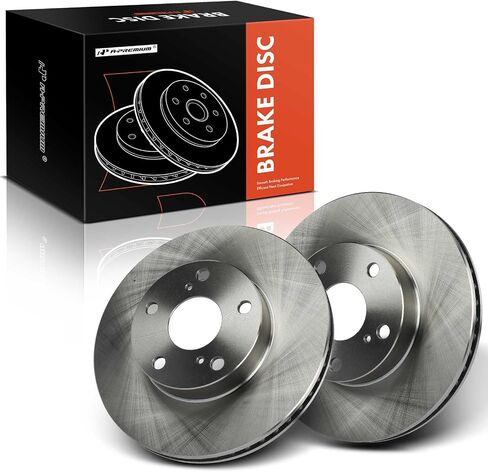 A-Premium 11.81 inch (275mm) Front Vented Disc Brake Rotors Compatible with Select Toyota Models - Tacoma 2005 2006 2007 2008 2009 2010 2011 2012 2013 2014 2015, 2-PC Set in Saudi Arabia