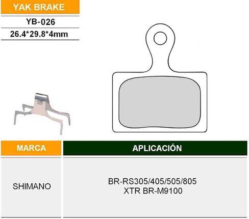 2 أزواج دراجة مكابح السيارات ل Shimano ultegra Road Dura Ace R9170 105 Tiagra BR-7070 BR-R8070, XT BR-M8110, XTR BR-M9100, yb-026 in Kuwait