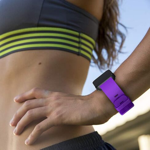 حزام Watbro متوافق مع Garmin Forerunner 35، حزام بديل لساعة من السيليكون الناعم، لساعة Garmin Forerunner 35 الذكية، يناسب معصم 5.11-9.05 بوصة (130 مم - 230 مم) in Kuwait