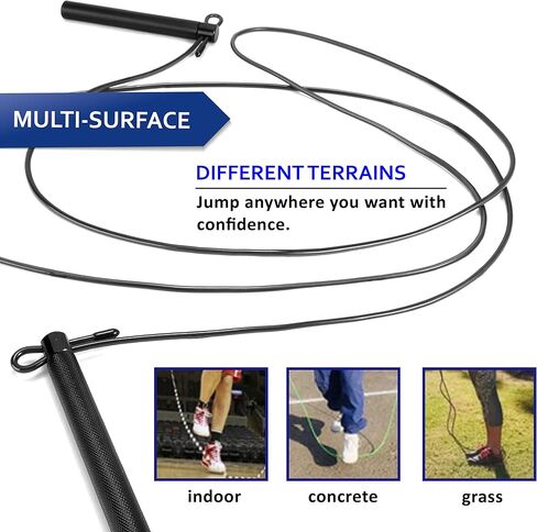 حبل القفز الرياضي السريع 【السرعة X】قابل للتعديل للملاكمة المزدوجة الهولندية للياقة البدنية والتمارين الرياضية وحبل الصالة الرياضية للأطفال البالغين والرجال والنساء in Kuwait