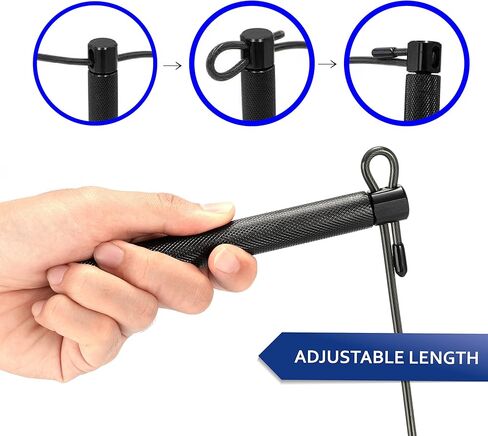 حبل القفز الرياضي السريع 【السرعة X】قابل للتعديل للملاكمة المزدوجة الهولندية للياقة البدنية والتمارين الرياضية وحبل الصالة الرياضية للأطفال البالغين والرجال والنساء in Kuwait