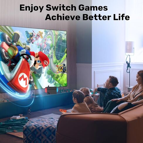 Unitek Switch Game Switcher, 8-in-1 Switch Game Card Reader Quick Switching Adapters Game Cards Holder for Switch/Switch OLED (4 for Game, 4 for Storage) in Saudi Arabia