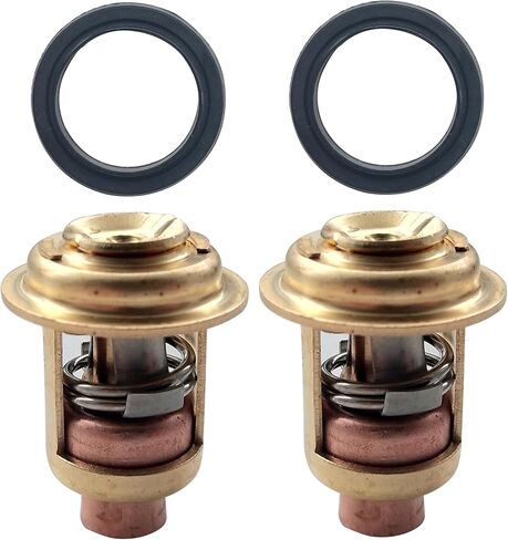 2 قطعة 688-12411 6E5-12411 50 ℃ مجموعة ترموستات مناسبة لياماها بارسون ماكارا البحرية 2-السكتة الدماغية محرك خارجي in Kuwait