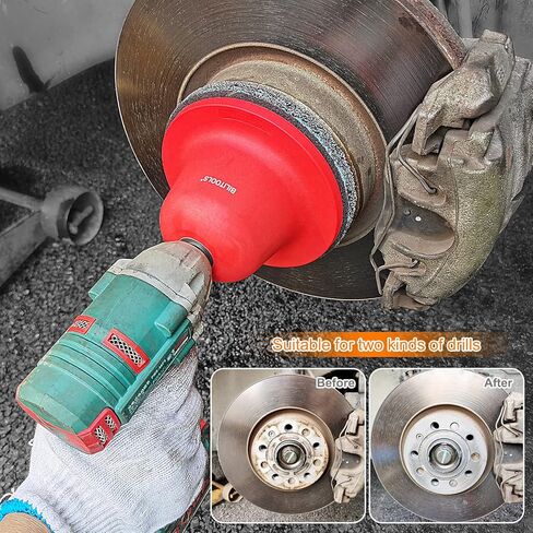 مجموعة تنظيف محور فرامل العجلة من بيليتولز، مجموعة أدوات طاحونة إعادة تشكيل المحور 6 بوصة لتنظيف الصدأ على محور فرامل العجلة in Kuwait