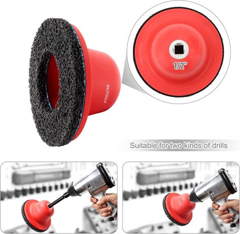 مجموعة تنظيف محور فرامل العجلة من بيليتولز، مجموعة أدوات طاحونة إعادة تشكيل المحور 6 بوصة لتنظيف الصدأ على محور فرامل العجلة in Kuwait