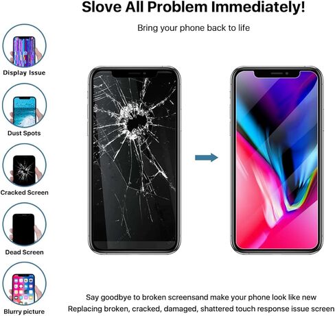 مجموعة استبدال شاشة LCD لهاتف iPhone 11 Pro مقاس 5.8 بوصة شاشة بديلة رقمية تعمل باللمس ثلاثية الأبعاد بدقة عالية كاملة مع مجموعة أدوات إصلاح + واقي شاشة مقاوم للماء in Kuwait