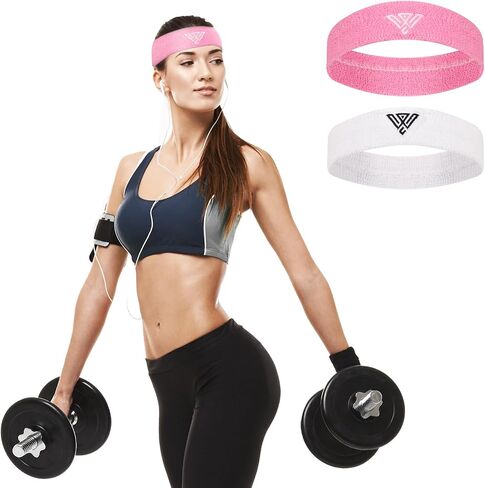 WYOX Headbands for Men and Women - Mens Sweatband & Sports Headband Moisture Wicking Workout Sweatbands for Running, Cross Training, Yoga and Bike Helmet Friendly in Saudi Arabia