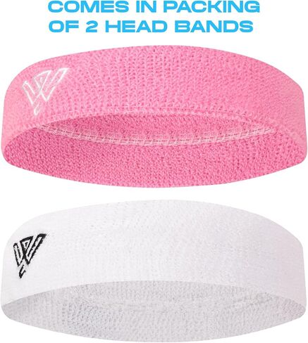 WYOX Headbands for Men and Women - Mens Sweatband & Sports Headband Moisture Wicking Workout Sweatbands for Running, Cross Training, Yoga and Bike Helmet Friendly in Saudi Arabia