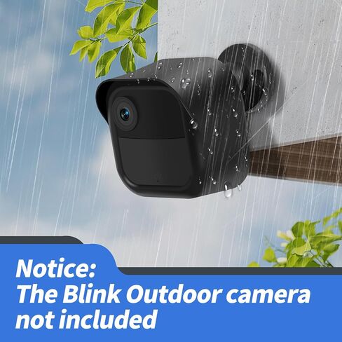 حامل جداري لجهاز Blink Outdoor 4 (الجيل الرابع)، 3 قطع من غطاء الحماية المقاوم للطقس وحامل قابل للتعديل بزاوية 360 درجة مع وحدة مزامنة 2 (الكاميرا الوامضة غير متضمنة، أسود) (3) in Kuwait