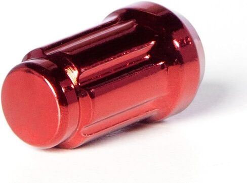 Circuit Performance Spline Drive Tuner Acorn Lug Nuts Red 12x1.25 Forged Steel (20pc + Tool) in Saudi Arabia