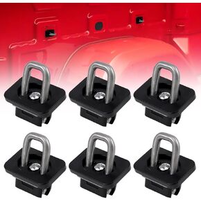 Sporacingrts 9PCS Retractable Truck Bed Tie Down Anchors Compatible with 2007-2024 Chevy Silverado & GMC Sierra, 2015-2024 Chevy Colorado & GMC Canyon Truck Bed Hold Down Hook Stainless Steel