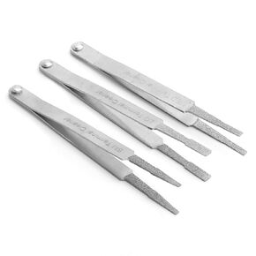 أداة التنظيف الطرفية ، 3pcs طرفية منظف مجموعة أدوات إصلاح تلقائية لموصل دبوس مجلة كهربائية صغيرة ، فضية