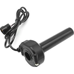 Throttle Handle with Rolling Bearing, Black PA Throttle Kit, Throttle Grips with Throttle Cable Replacement for Sur ron S/X Electric Dirt Bike