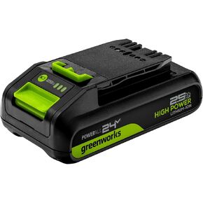 Greenworks 24V 4.0AH Lithium-ion بطارية عالية الطاقة ، تمت ترقيتها بزيادة 35 ٪ من الطاقة (بطارية أصلية/ 150+ أدوات متوافقة)