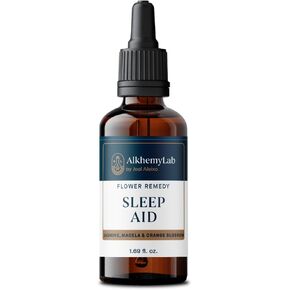 Melatonin-Free Sleep Aid Natural Flower Essence - Deep Relaxation & Restorative Sleep - 1.70 Fl.oz