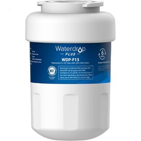 فلتر مياه للثلاجة MWF من واتردروب بلس NSF401&53&42 بديل لGE® MWF، HDX FMG-1، MWFP، MWFA، PL-100، WFC1201، RWF0600A، PC75009، RWF1060، 197D6321P006، كينمور 4 69991 3 فلاتر in Saudi Arabia