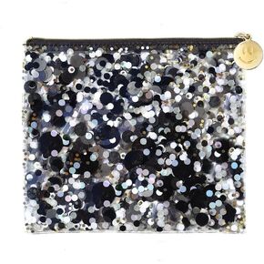 Packed Party Spirit Squad Confetti Everything Pouch, Makeup Bag, Travel Bag,Cosmetic Bag for Women (Blackout)