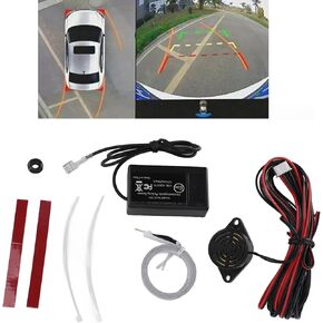 Reverse Backup Sensors System for Cars, Parking Sensor Kit Car Vehicle Reversing with 360 Degree Detection, Buzzer Alarm for Car Truck
