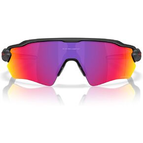 Oakley Men's OO9510 Radar EV S Path Polarized Rectangular Sunglasses, Matte Black/Prizm Road, 31 mm
