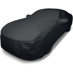 ICArcover 100 Layer Cover Cover مقاومة للماء جميع الطقس ، أغطية السيارات ذات الجودة المتميزة للسيارات ، حماية الأشعة فوق البنفسجية ، فورد موستانج ، كامارو ، XK ، 4-Series ، M4 ، Supra ، Thunderbird ، Size C10 (انظر مخطط الحجم)
