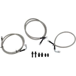 Transmission Cooler Lines Kit Heavy Duty Hose Compatible with Ram 2500 Ram 3500 47RE 1996 1997 1998 1999 2000 2001 2002