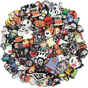 Skull Shoe Charms Halloween Horror Shoes Decoration Charms for Party Favor