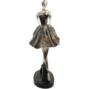 Elegant Ballerina Figurines - Resin Ballet Dancer Sculpture for Home Decor, Bookshelf, Desk, or Dining Table Decoration - Artistic Ballet Statue