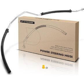 A-Premium Power Steering Return Hose Line Assembly Compatible with Chevrolet Colorado & GMC Canyon, 2006-2012 & Isuzu i-350 2006, 3.5L 3.7L, with O-ring, Rack/Gear To Reservoir