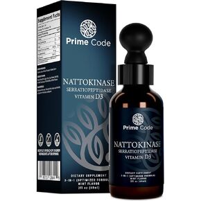 nattokinase supplement | serratiopeptidase and nattokinase supplements | Nattokinase liquid drops | liquid nattokinase | natto liquid | Serratiopeptidase | High Absorption | Non-GMO | Gluten-Free
