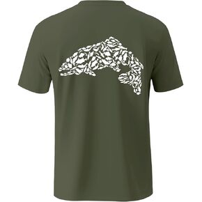 Palmyth Fishing Shirts for Men Short Sleeve Sun Protection T Shirt UPF 50+ Quick Dry Tee in Saudi Arabia