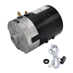 36V 19T Electric Motor 73124-G08 73124-G01 73445-G02 DE2-4007 Compatible with EZGO TXT PDS DCS KDS Golf Cart 2000-UP with ZQS36-3.0C-T DC SepEx Motor Compatible with Yamaha G9 G14 G16 Golf Cart