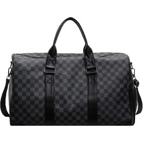 Travel Duffel Bag, Gym, Handheld, Messenger Bag, Foldable, Weekender Bag with Shoe Compartment, Waterproof Tote Bag, 35L.