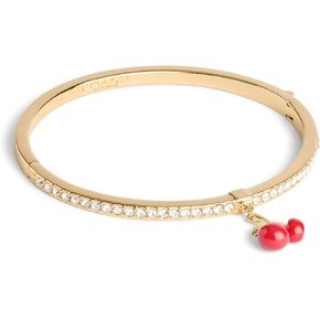 COACH Women's Cherry Cluster Charm Bangle Bracelet