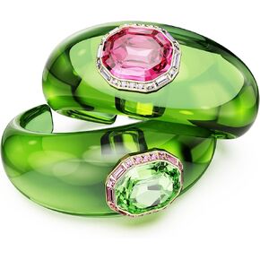 مجموعة Swarovski Dulcis ، Octagon Cut ، Pavé ، متعددة الألوان ، اللغم الذهبية