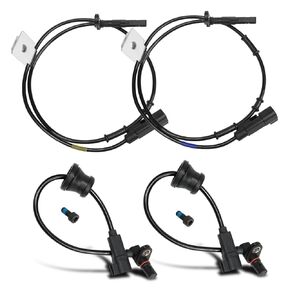 4PCS ABS Wheel Speed Sensor for Chevrolet Equinox Terrain 2010-2017 Front and Rear Driver & Passenger Side 520811372 20711372 20811371