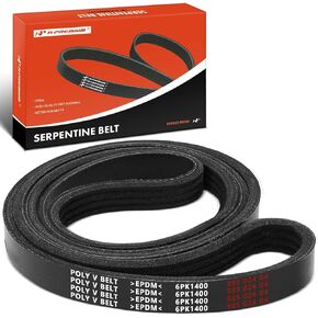 A-Premium Engine Serpentine Drive Belt Compatible with Chrysler PT Cruiser 2003-2010 & Dodge Neon 2003-2005, 2.4L - Replace 04891519AB