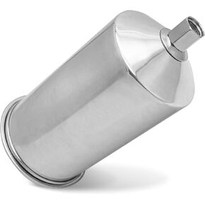 Spray Paint Gun Cup 1000cc/1000ml Aluminum Air Spray Paint Pot, 3/8" Attachment Thread Compatible with Most HVLP Gravity Feed Spray Guns
