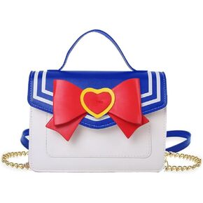 أنيمي Cosplay Crossbody Messenger Bag Sailor Girl حقيبة كتف صغيرة للهاتف محفظة حقيبة حقيبة للبنات النساء