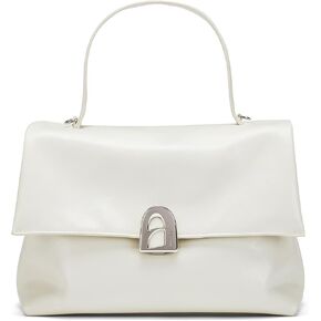 LA'FESTIN Leather Top-handle Satchel For Women: Soft Leather Crossbody Bag with Adjustable Strap, Casual Handbag for Women