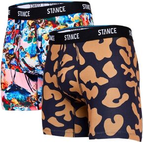 Stance Men's Dirty Deeds Boxer Brief 2 Pack