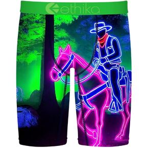 Ethika Mens Staple Boxer Brief | Neon Cowboy