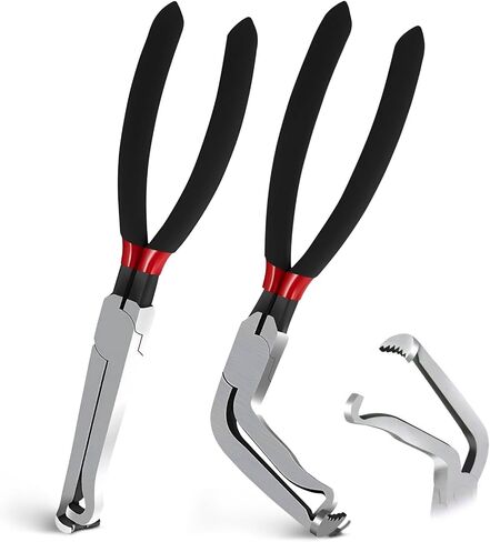 60-Degree Angled Electrical Disconnect Pliers for Automotive Connectors, Sensors & Wire Plugs - Locking Push Tab Removal Tool with Non-Slip Grip, (3-Piece Set) (3 PCS) in Saudi Arabia