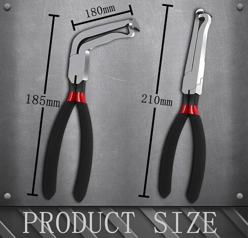 60-Degree Angled Electrical Disconnect Pliers for Automotive Connectors, Sensors & Wire Plugs - Locking Push Tab Removal Tool with Non-Slip Grip, (3-Piece Set) (3 PCS) in Saudi Arabia