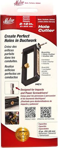 Malco HC1 Hole Cutter Accessory + Malco C5R 5-Blade Pipe Crimper in Saudi Arabia