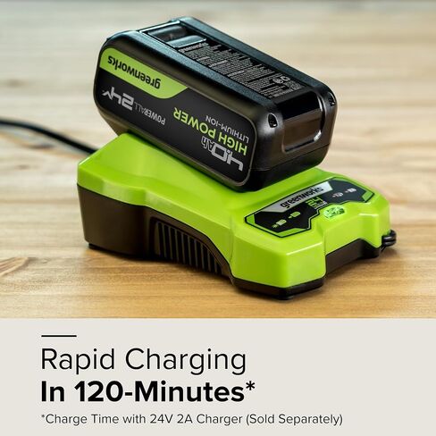 Greenworks 24V 4.0Ah Lithium-Ion High-Power Battery, Upgraded with 35% Power Boost (Genuine Battery/ 150+ Compatible Tools) in Saudi Arabia