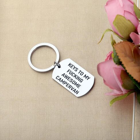 Maofaed van Driver Gift Van Ownty Home Hife to My Fxxking Awesome Campervan Keychain Campervan Gift in Saudi Arabia